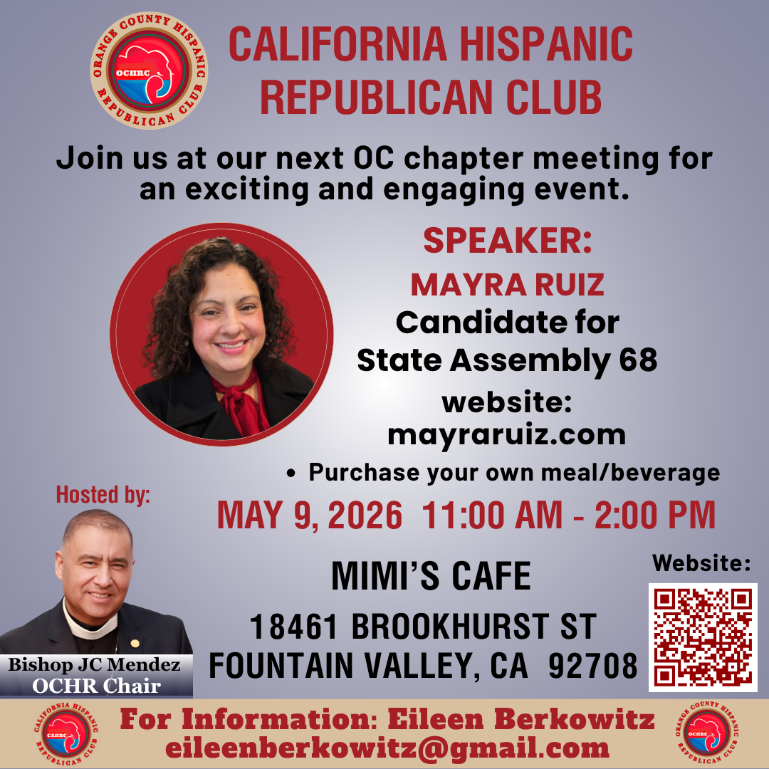 Orange County Hispanic Republican Club Event