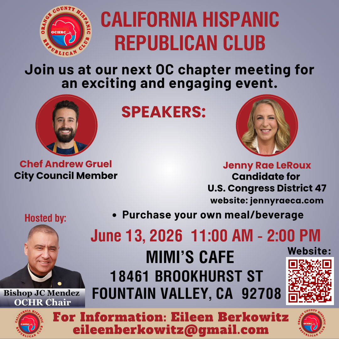 Orange County Hispanic Republican Club Event