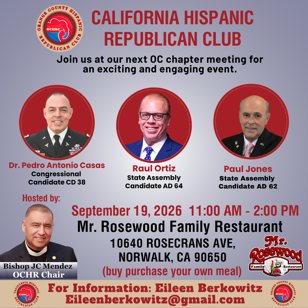 Orange County Hispanic Republican Club Event